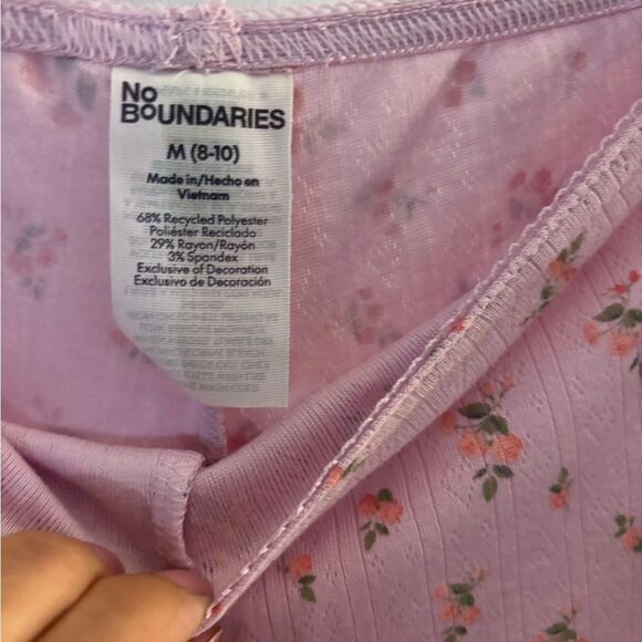 NWT No Boundaries Pink Pajama Pants/ Lounge Pants  with Cute Print Sz M - Picture 8 of 8